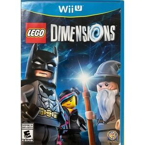 LEGO‎ Dimensions Video Game for Nintendo Wii U Complete Case Disc Untested